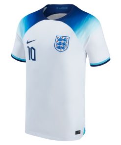 Alternative view of Raheem Sterling England National Team Nike 2022/23 Replica Home Jersey - White