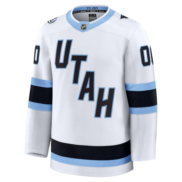 Utah Mammoth Away Premium Custom Jersey - White/Black - Image 3