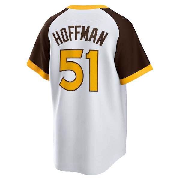 Trevor Hoffman San Diego Padres Nike Home Cooperstown Collection Player Jersey - White - Image 3