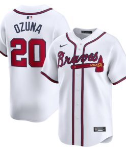 Marcell Ozuna Atlanta Braves Nike Home Limited Player Jersey - White
