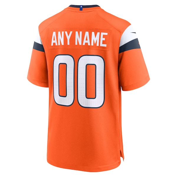 Denver Broncos Nike Custom Game Jersey - Orange - Image 3