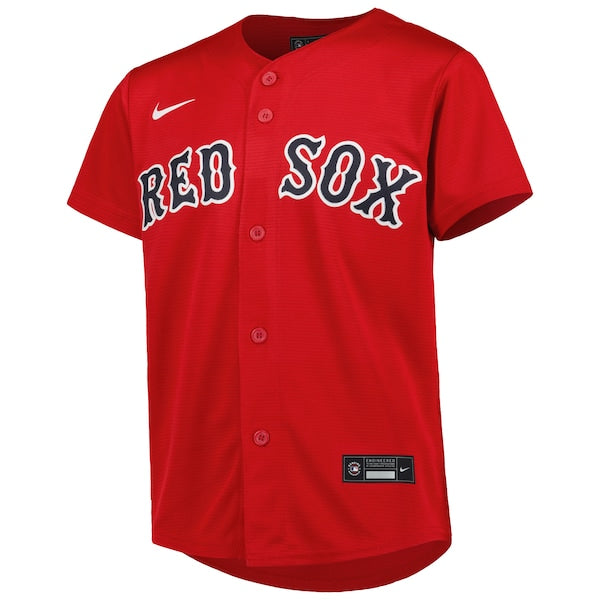 Trevor Story Boston Red Sox Nike Youth Alternate Replica Player Jersey - Red/White - Image 3