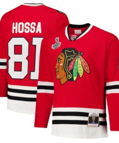 Marian Hossa Chicago Blackhawks 2014-15 Power Play Jersey - Red
