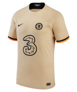 Alternative view of Chelsea Nike Youth 2022/23 Third Replica Jersey - Gold