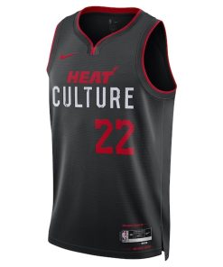Alternative view of Jimmy Butler Miami Heat Nike Unisex 2023/24 Swingman Jersey - Black - City Edition