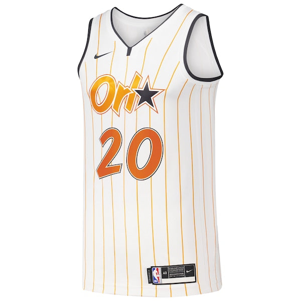 Markelle Fultz Orlando Magic Nike Swingman Player Jersey - City Edition - White - Image 2
