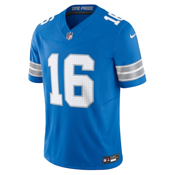Jared Goff Detroit Lions Nike Vapor F.U.S.E. Limited Jersey - Blue - Image 2