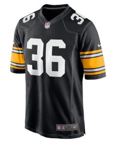 Alternative view of Jerome Bettis Pittsburgh Steelers Nike Retired Player Jersey - Black