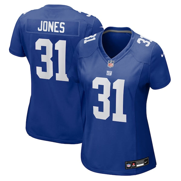 Nic Jones New York Giants Nike Women's Team Game Jersey - Royal - Image 2