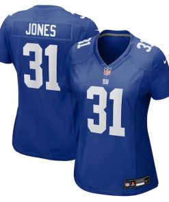 Alternative view of Nic Jones New York Giants Nike Women's Team Game Jersey -  Royal
