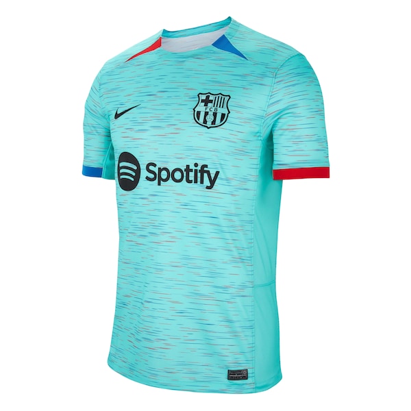 Barcelona Nike 2023/24 Third Replica Jersey - Aqua - Image 2