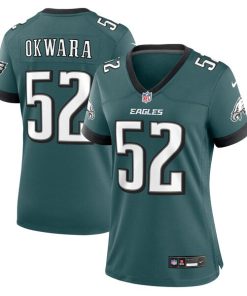 Julian Okwara Philadelphia Eagles Nike Women's Game Jersey - Midnight Green