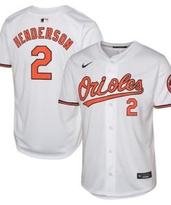 Gunnar Henderson Baltimore Orioles Nike Youth Home Limited Jersey?¨C White