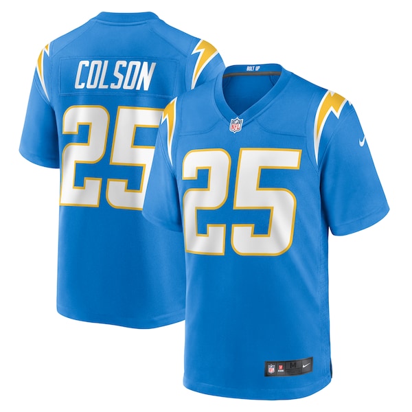 Junior Colson Los Angeles Chargers Nike Team Game Jersey - Powder Blue