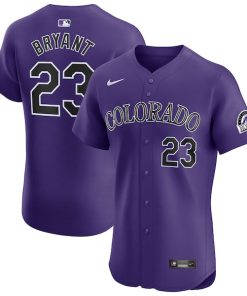 Kris Bryant Colorado Rockies Nike Alternate Elite Player Jersey - Purple