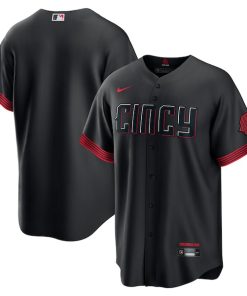 Cincinnati Reds Nike 2023 City Connect Replica Jersey - Black