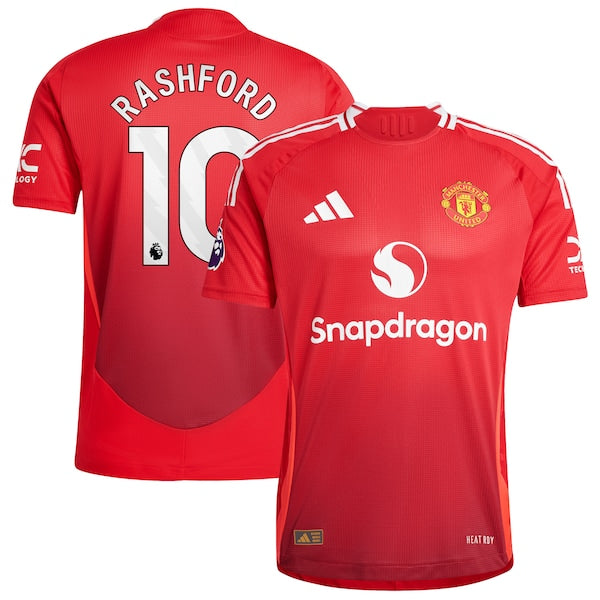 Marcus Rashford Manchester United 2024/25 Home Authentic Player Jersey - Red - Image 2
