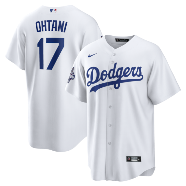Shohei Ohtani Los Angeles Dodgers Youth Nike 2025 World Series Champions Home Replica Jersey - White