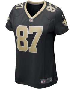 Alternative view of Joe Horn New Orleans Saints Nike Women's Game Retired Player Jersey - Black