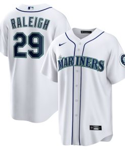 Cal Raleigh Seattle Mariners Nike Home Replica Jersey - White