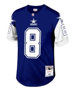 Alternative view of Troy Aikman Dallas Cowboys Legacy Replica Jersey - Navy