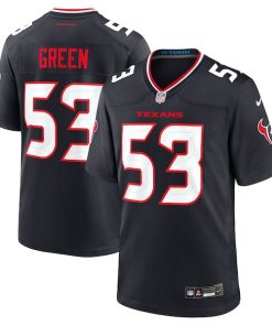 Alternative view of Kendrick Green Houston Texans Nike Team Game Jersey -  Navy