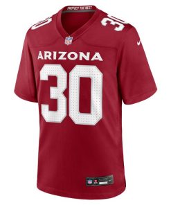 Alternative view of Darren Hall Arizona Cardinals Nike Team Game Jersey -  Cardinal