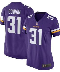 Tay Gowan Minnesota Vikings Nike Women's Home Game Player Jersey - Purple