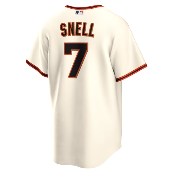 Blake Snell San Francisco Giants Nike Home Replica Jersey - Cream - Image 3