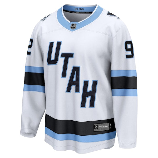 Logan Cooley Utah Mammoth Away Breakaway Player Jersey - White - Image 2