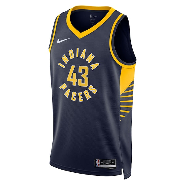 Pascal Siakam Indiana Pacers Nike Unisex 2025 NBA Finals Swingman Jersey - Icon Edition - Navy - Image 2
