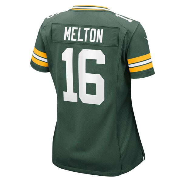 Bo Melton Green Bay Packers Nike Women's Team Game Jersey - Green - Image 3