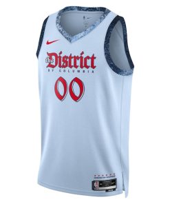Alternative view of Washington Wizards Nike Unisex 2024/25 Custom Swingman Jersey - City Edition - Powder Blue