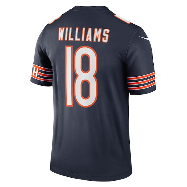 Caleb Williams Chicago Bears Nike Team Legend Player Performance Top - Navy/Orange - Image 4