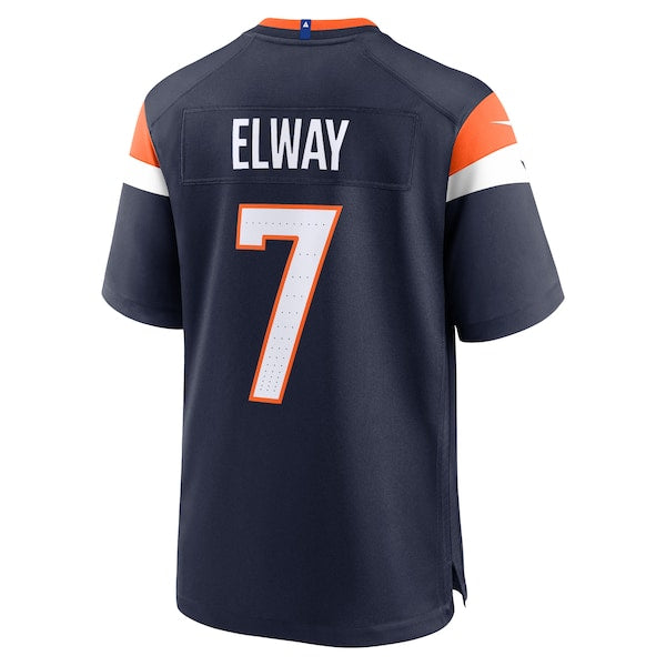 John Elway Denver Broncos Nike Alternate Retired Player Game Jersey - Navy - Image 4