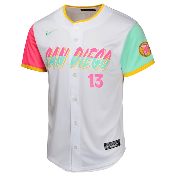 Manny Machado San Diego Padres Nike Youth City Connect Limited Player Jersey - White - Image 2