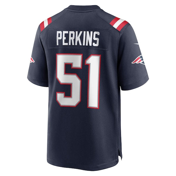Ronnie Perkins New England Patriots Nike Game Jersey - Navy - Image 3