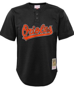 Alternative view of Cal Ripken Jr. Baltimore Orioles  Toddler Throwback Mesh Batting Practice Jersey - Black