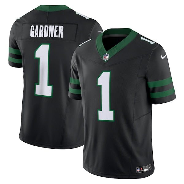 Ahmad Sauce Gardner New York Jets Nike Alternate Vapor F.U.S.E. Limited Jersey - Legacy Black/White