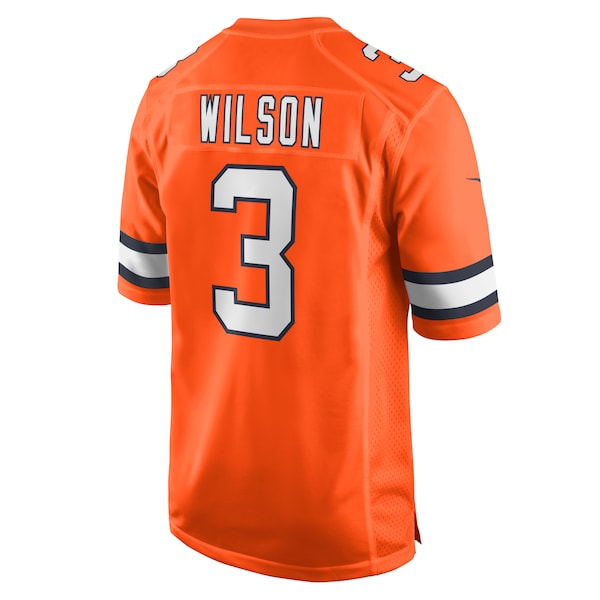Russell Wilson Denver Broncos Nike Alternate Game Jersey - Orange - Image 3