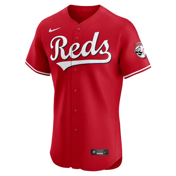 Cincinnati Reds Nike Alternate Vapor Premier Elite Patch Jersey - Red - Image 3