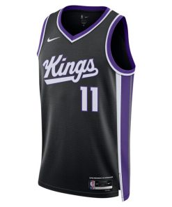 Alternative view of Domantas Sabonis Sacramento Kings Nike Unisex Swingman Player Jersey - Icon Edition - Black