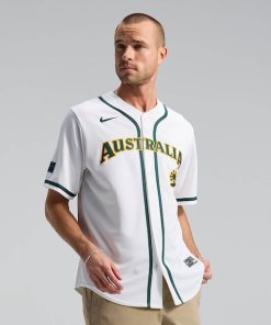 Australia Baseball Nike 2026 World Baseball Classic Home Stadium Jersey - White