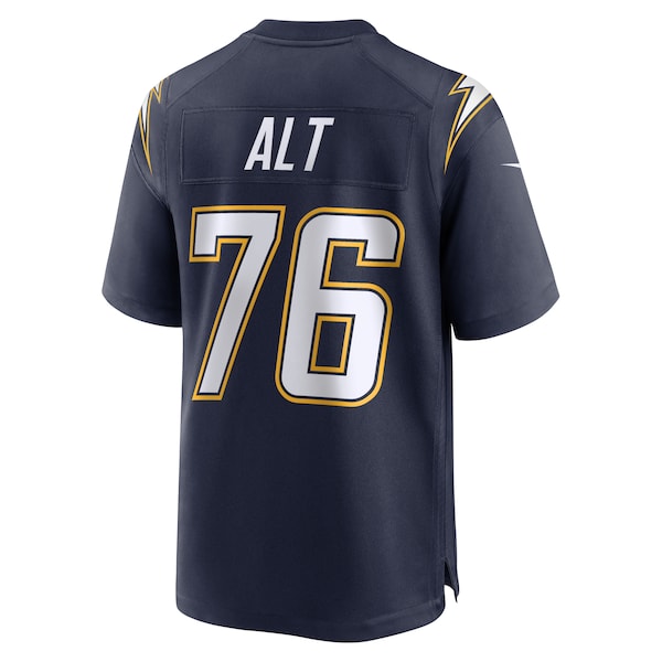 Joe Alt Los Angeles Chargers Nike Alternate Super Chargers Game Player Jersey - Navy/Powder Blue/Gold - Image 4