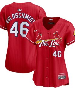 Paul Goldschmidt St. Louis Cardinals Nike Women's 2024 City Connect Limited Player Jersey - Red