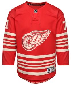 Alternative view of Dylan Larkin Detroit Red Wings Youth Centennial Replica Player Jersey - Red