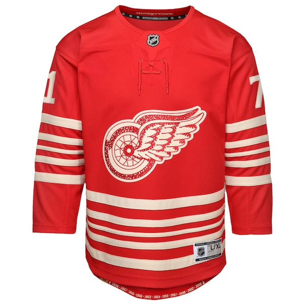 Dylan Larkin Detroit Red Wings Youth Centennial Replica Player Jersey - Red - Image 2
