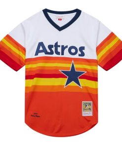 Alternative view of Craig Biggio Houston Astros 2004 Cooperstown Collection Authentic Throwback Jersey - White