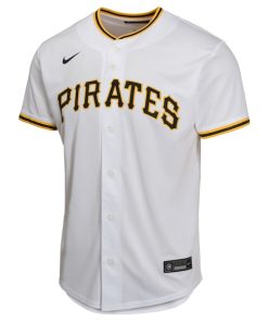 Alternative view of Bubba Chandler Pittsburgh Pirates Nike Youth Home Player Game Jersey - White