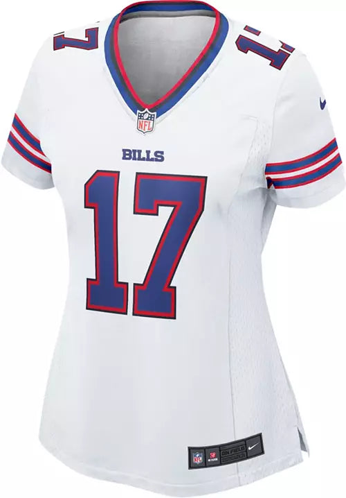 Josh Allen Buffalo Bills Nike Alternate Game Player Women's Jersey - White - Image 3